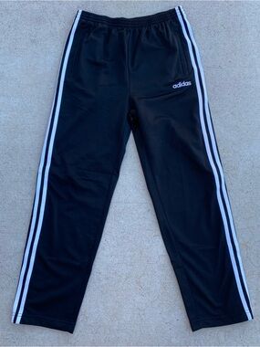 Vintage Adidas Sweatpants Tear Away Black Y2K Grunge